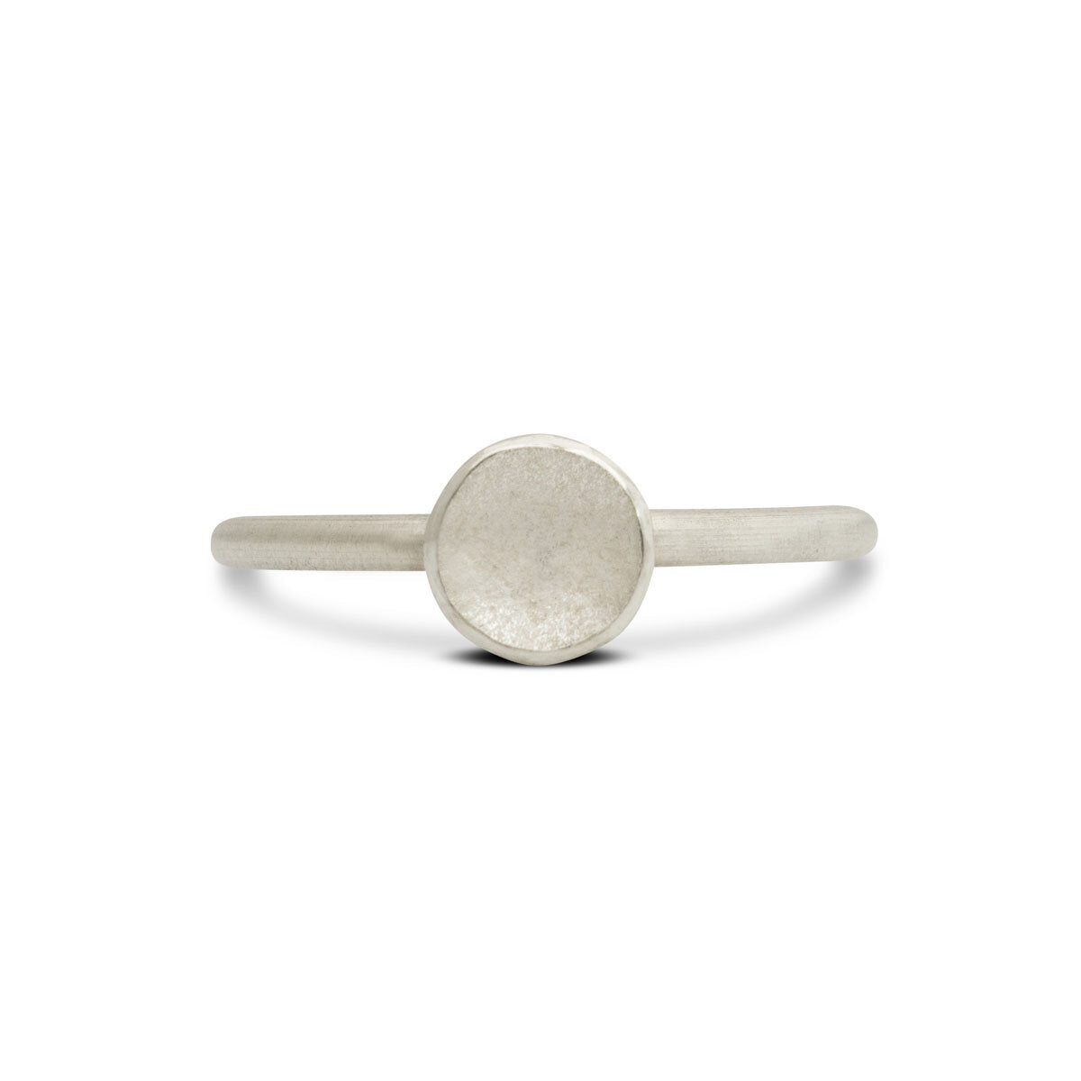 Kate Phipps Jewellery Domed circles ring small subtle polished silver product photo