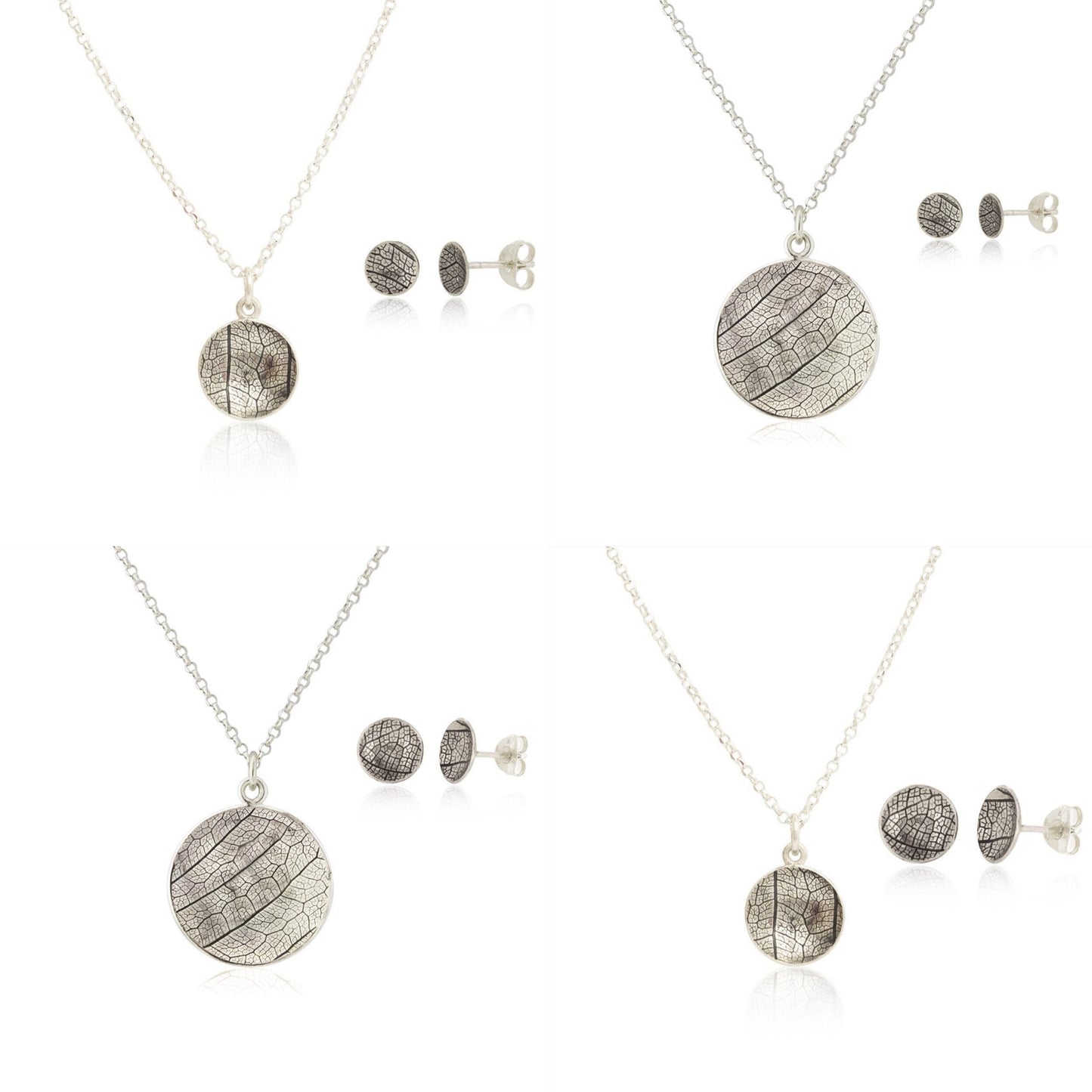 Kate Phipps Jewellery Domed circles sets montage 4 options product photo