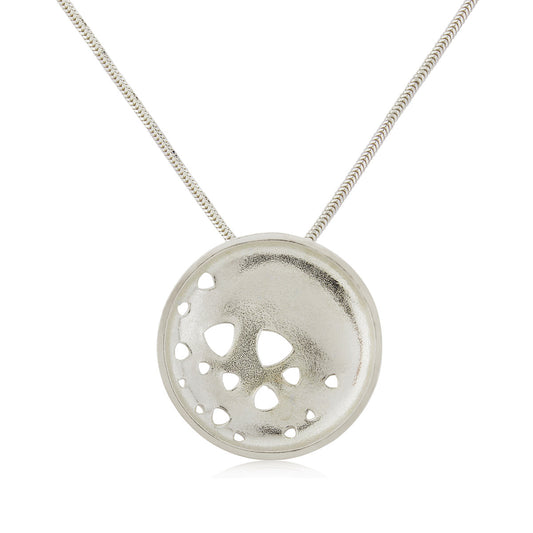 Kate Phipps Jewellery Scattered trillions necklace large silver