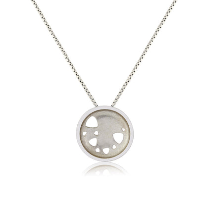 Kate Phipps Jewellery Scattered trillions necklace medium silver
