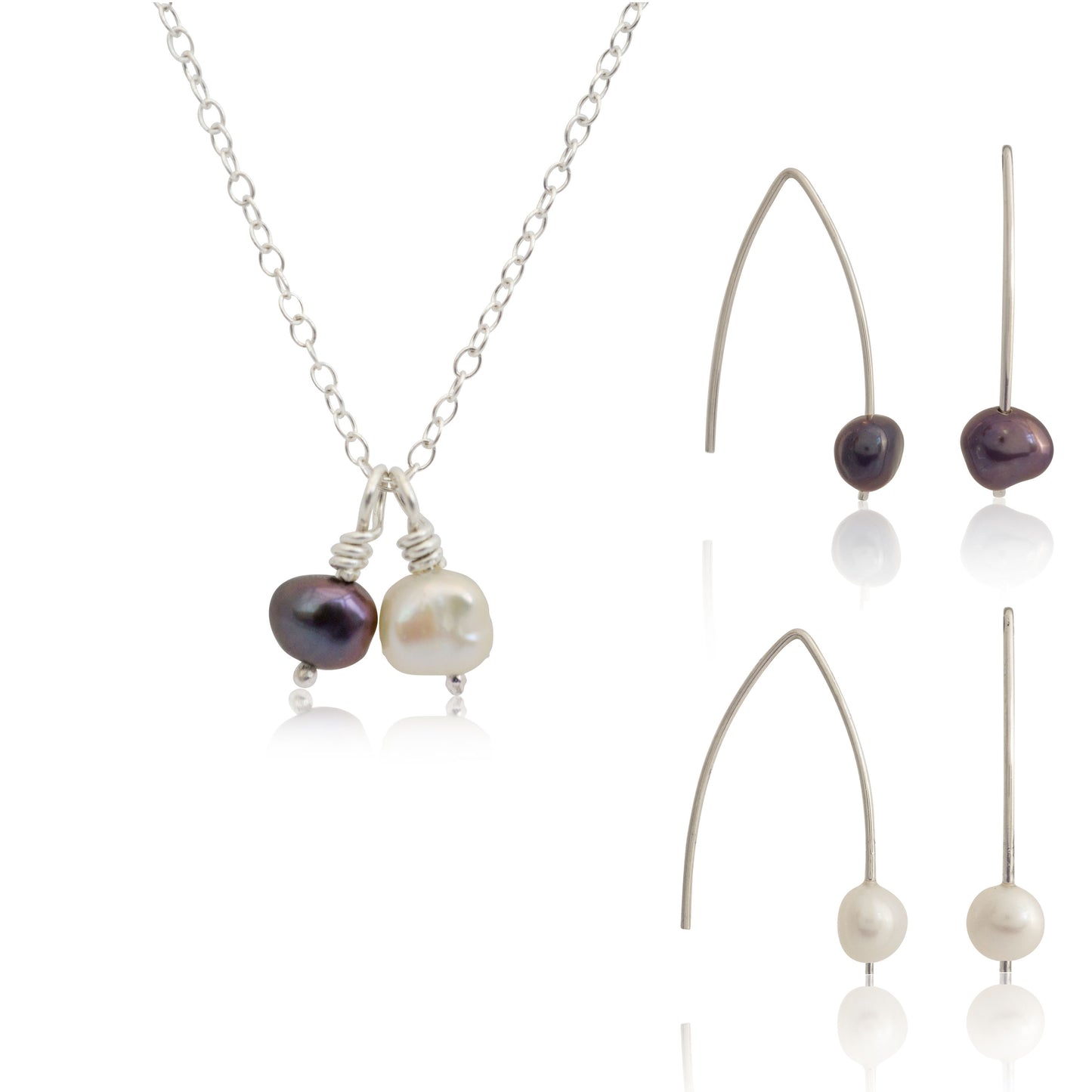 Simple elegance pearl sets - various options
